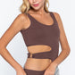 Suave Cut-out Seamless Bodysuit
