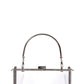 Fashion Metal Clear Square Handle Clutch