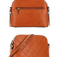 2in1 Quilt Stitching Crossbody Bag With Wallet Set