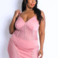 Rhinestone Strapped Dress