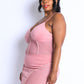 Rhinestone Strapped Dress