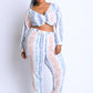 Tie Die Off Shoulder Set