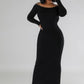 Long Sleeves Stretch Dress